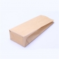 5 pcs Supplies High Quality Food Grade Flat Bottom Brown Kraft Paper Coffee Bags With Valve